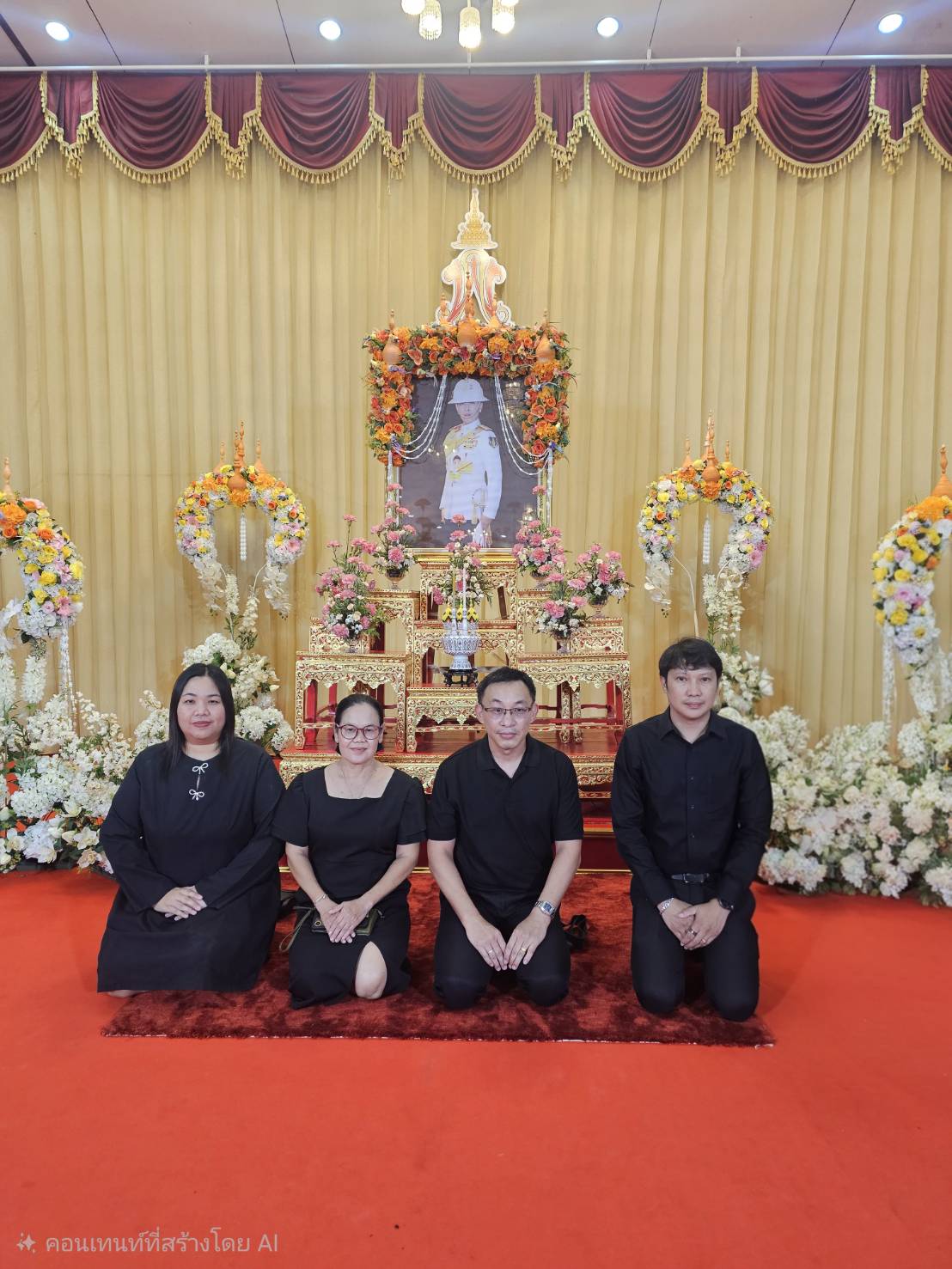 กปภ.สาขากบินทร์บุรี เข้าร่วมพิธีบำเพ็ญกุศล สวดพระอภิธรรมอุทิศถวายพระกุศลแด่สมเด็จพระเจ้าลูกเธอ  เจ้าฟ้าพัชรกิตติยาภา นเรนทิราเทพยวดี กรมหลวงราชสาริณีสิริพัชร มหาวัชรราชธิดา