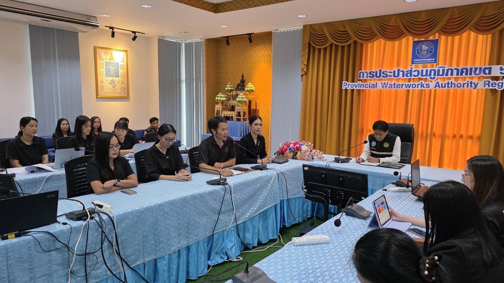 กปภ.ข.6 จัดประชุมซักซ้อมเร่งรัดติดตามหนี้ค้างชำระ การใช้งานระบบติดตามใบแจ้งค่าน้ำประปาค้างชำระ (Invoice Tracking) และซักซ้อมประเด็นตรวจสอบด้านเทคโนโลยีสารสนเทศ