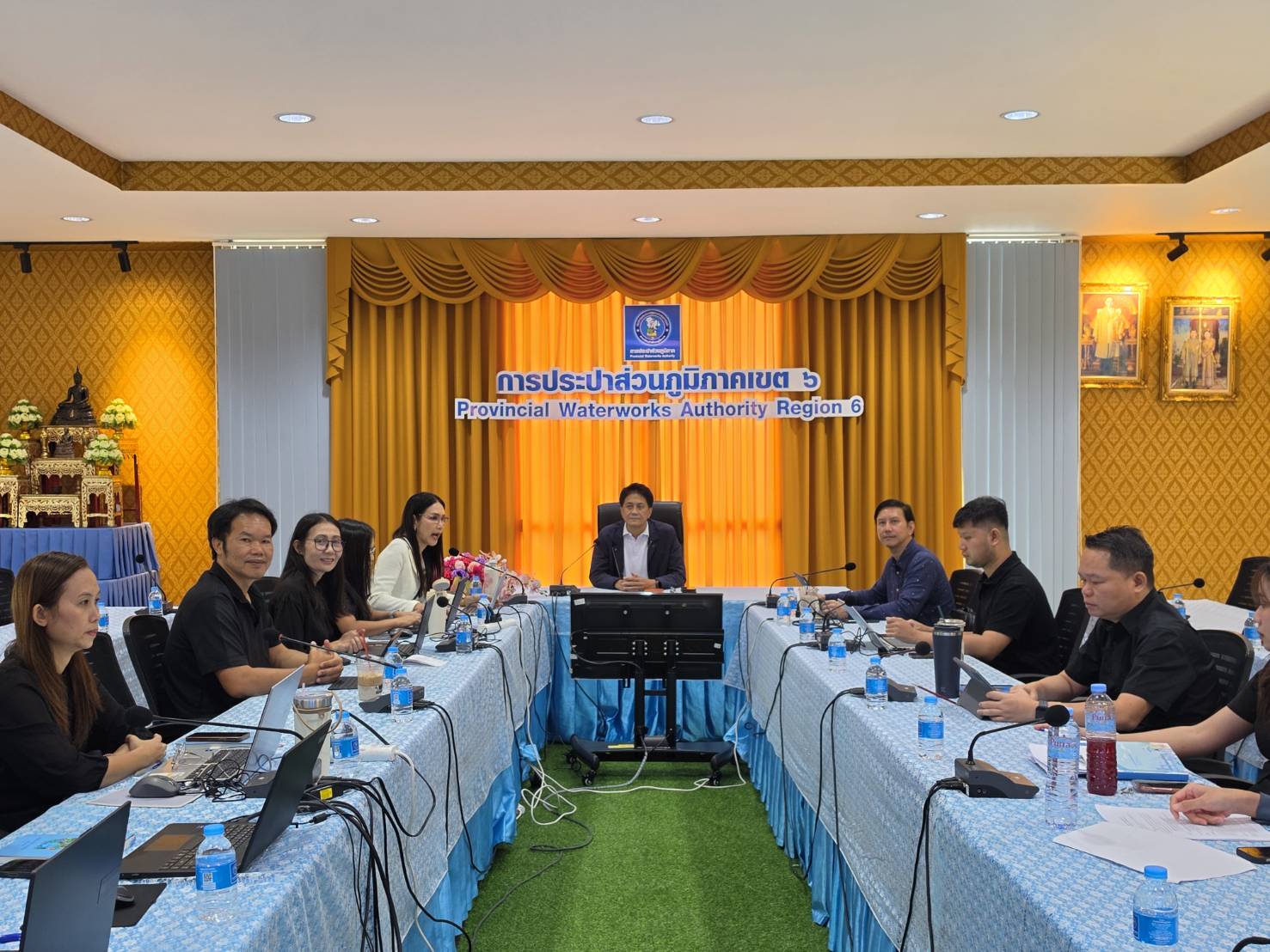 กปภ.ข.6  ประชุมรับฟัง การให้คำปรึกษาเชิงรุก "การดำเนินการเร่งรัดติดตามหนี้ค่าน้ำประปา" จาก กองตรวจสอบกระบวนการหลัก 1  กปภ. สนญ.