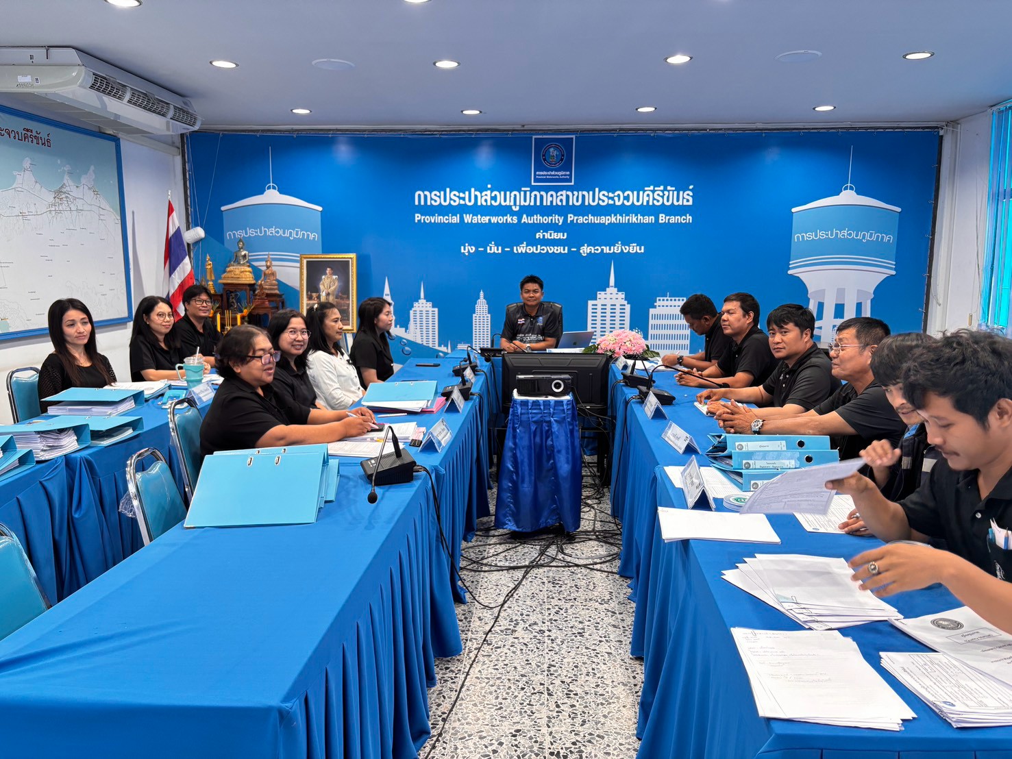 กปภ.สาขาประจวบคีรีขันธ์ ตรวจติดตามคุณภาพภายใน ตามระบบบริหารคุณภาพ ISO 9001 : 2015 ครั้งที่ 2/2569