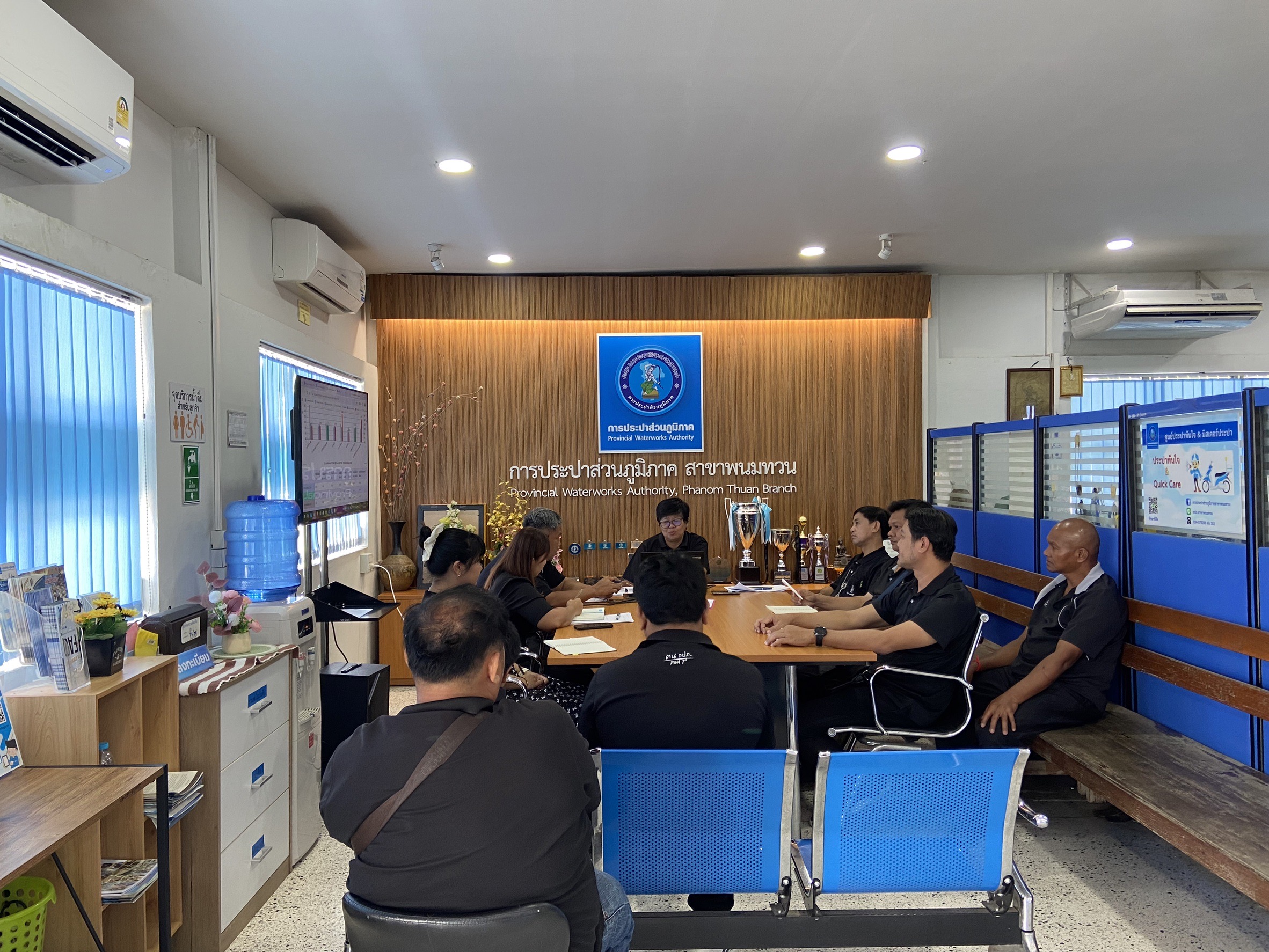 กปภ.สาขาพนมทวน จัดกิจกรรมโครงการสนทนายามเช้า Morning Talk ครั้งที่ 10/2569