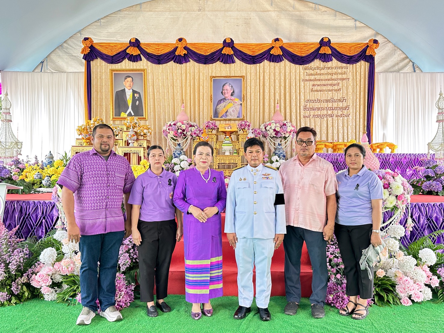 กปภ.สาขาหลังสวน ร่วมพิธีอัญเชิญผ้าพระราชทาน ขึ้นห่มพระบรมธาตุสวี ประจำปี 2569 เนื่องในวันอาสาฬหบูชา