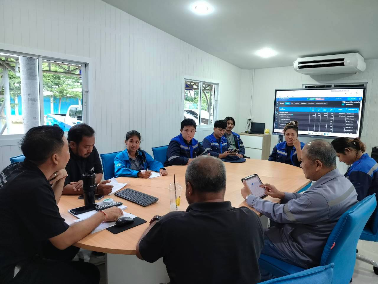 กปภ.สาขาอ้อมน้อย ประชุมคณะทำงานกำกับดูแลการบริหารจัดการน้ำสูญเสีย ระดับสาขา ครั้งที่ 10/2569