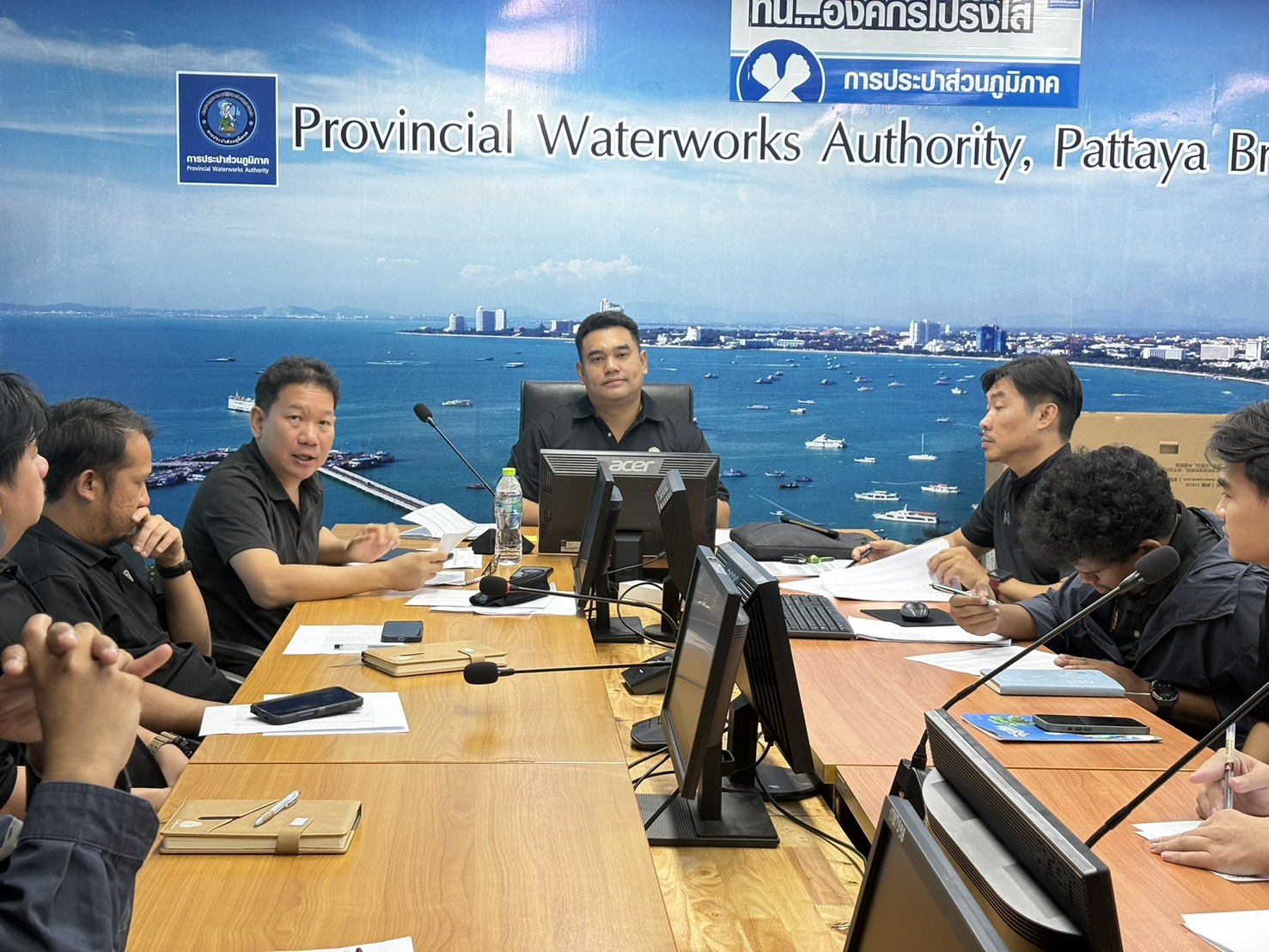 กปภ.สาขาพัทยา (พ) จัดกิจกรรม Morning Talk ครั้งที่ 10 ประจำเดือนกรกฎาคม 2569 ติดตามการบริหารจัดการน้ำและเร่งแก้ไขปัญหาท่อแตกท่อรั่ว