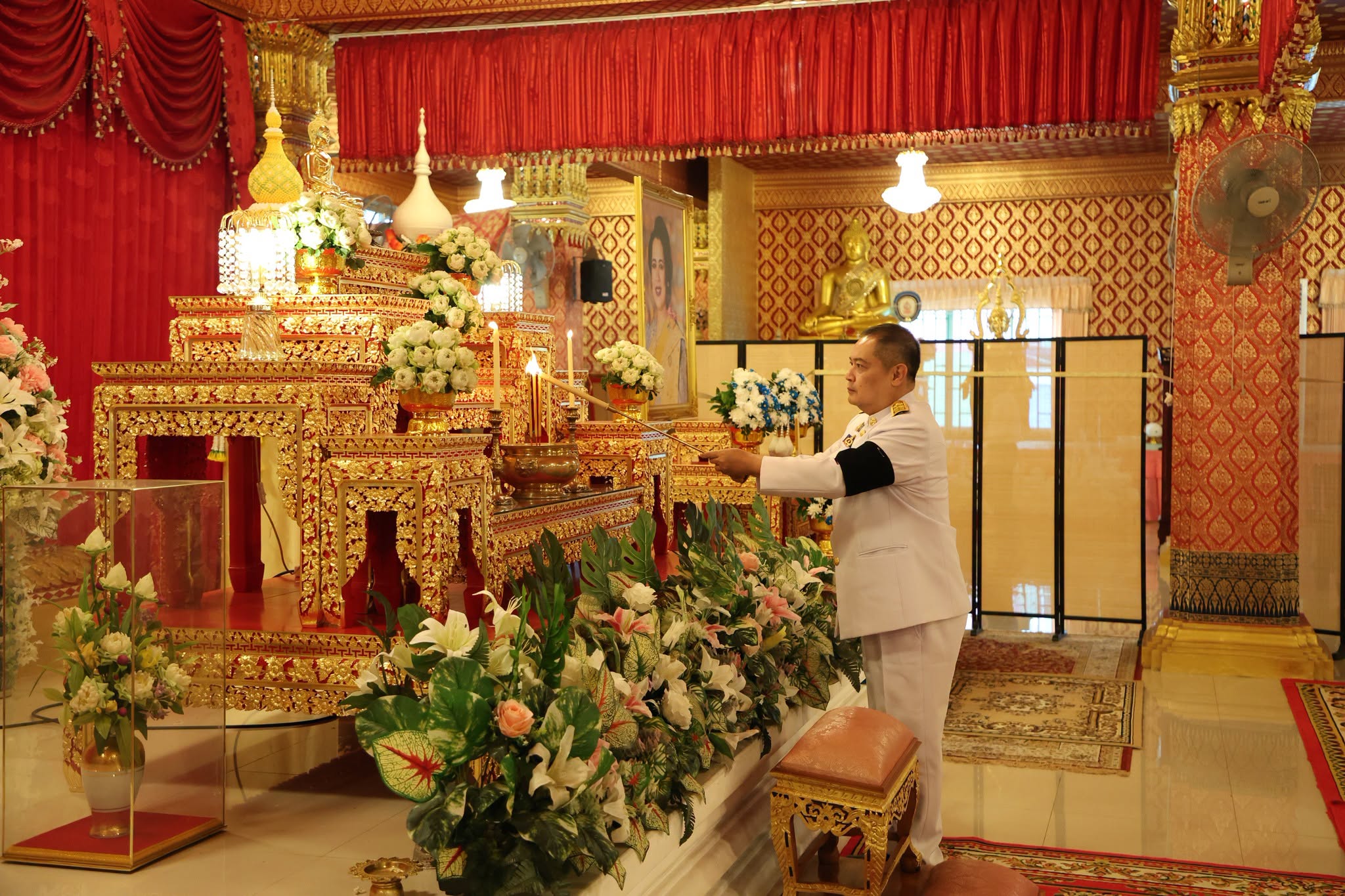 กปภ.สาขารังสิต(พ) เข้าร่วมพิธีสวดพระพุทธมนต์และทำบุญตักบาตร ถวายพระราชกุศล เนื่องในวันคล้ายวันพระราชสมภพ สมเด็จพระนางเจ้าสิริกิติ์ พระบรมราชินีนาถ พระบรมราชชนนีพันปีหลวง และวันแม่แห่งชาติ 12 สิงหาคม 2569