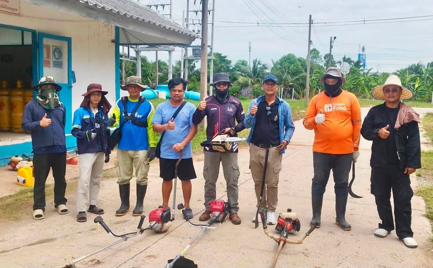 กปภ.สาขาสมุทรสาคร (พ) จัดกิจกรรม Big Cleaning Day ณ สถานีจ่ายน้ำชังมงคล