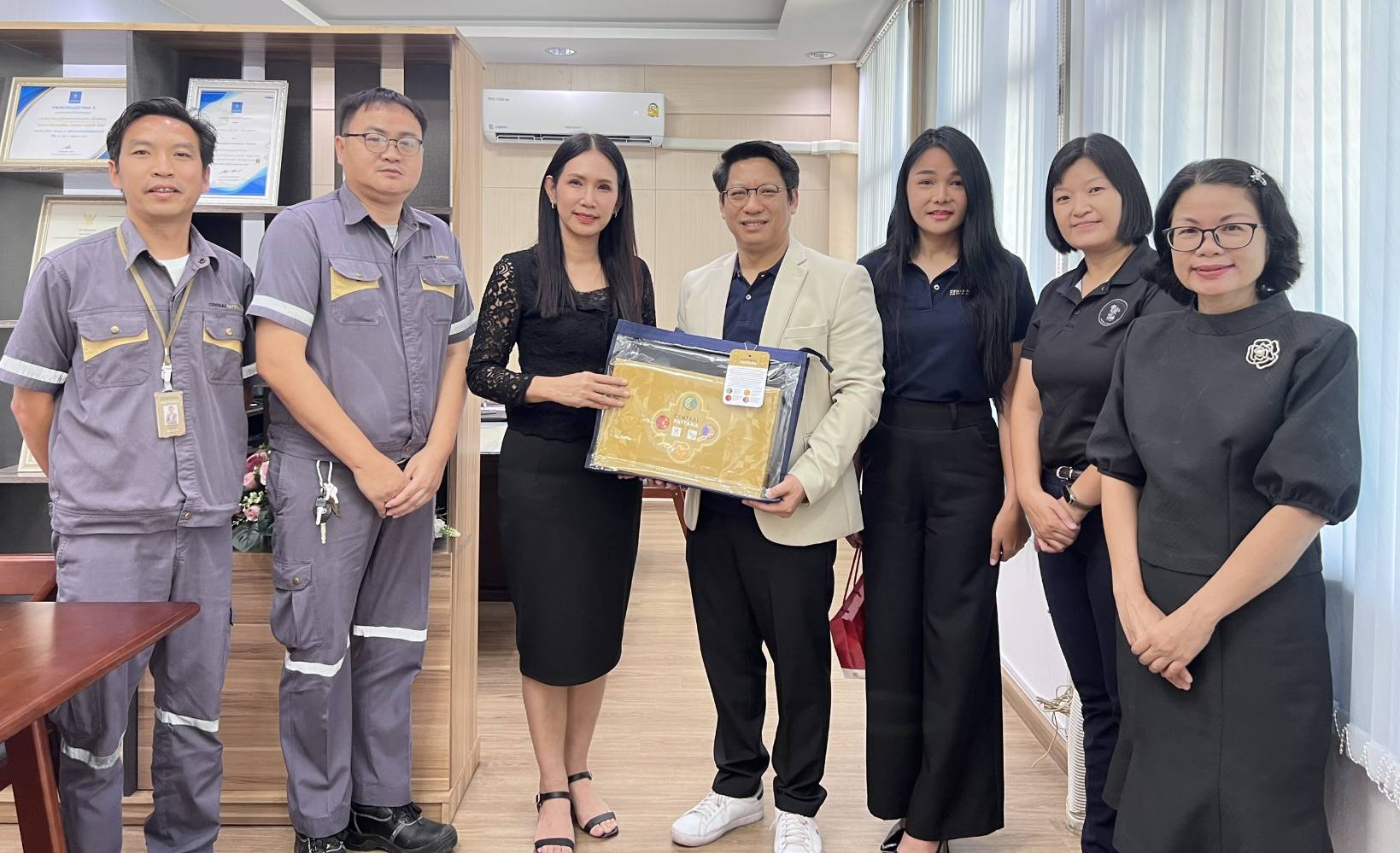 กปภ.สาขาขอนแก่น (พ) ให้การต้อนรับคณะผู้บริหาร  จากศูนย์การค้าเซ็นทรัล ขอนแก่น