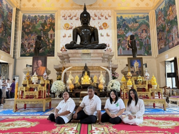 การประปาส่วนภูมิภาคสาขาประจวบคีรีขันธ์ เข้าร่วมพิธีถวายเทียนพรรษา ผ้าไตรจีวร และเครื่องไทยธรรม โครงการจัดกิจกรรม