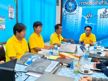 กรค.6 ลงพื้นที่ตรวจประเมินโครงการจัดการน้ำสะอาด (WSP)  และโครงการสถานีผลิตน้ำดีเด่น ของ กปภ.ข.6 ประจำปี 2568 ณ ก