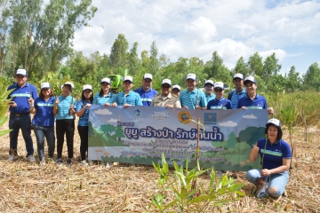 กปภ.สาขาระยอง ร่วมกิจกรรมปลูกป่าชายเลนและปล่อยพันธุ์ปู