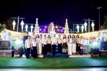 การประปาส่วนภูมิภาคสาขาลำพูน โดยนายศุภกฤษณ์ จันทร์ศุภเสน ผู้จัดการการประปาส่วนภูมิภาคสาขาลำพูน ร่วมพิธีทำบุญอุทิ