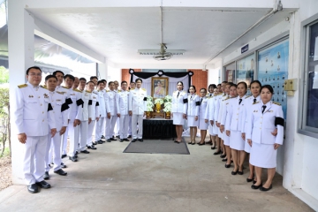 กปภ.ข.6 จัดพิธีถวายความอาลัยแด่สมเด็จพระนางเจ้าสิริกิติ์ พระบรมราชินีนาถ พระบรมราชชนนีพันปีหลวง