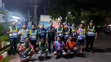 การประปาส่วนภูมิภาคสาขามหาสารคาม ทำการออกสำรวจหาท่อแตก-รั่ว โดยวิธีการ Passive Control (DMA11)