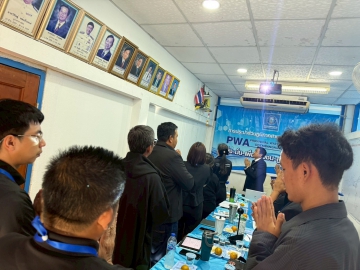 การประปาส่วนภูมิภาค สาขาเดิมบางนางบวช จัดกิจกรรม Morning Talk ครั้งที่ 3/2569 ประจำเดือนธันวาคม 2568 วันที่ 18 ธ