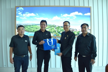 กปภ.สาขาระยอง เข้าสวัสดีปีใหม่ หน่วยงานราชการในพื้นที่ จ.ระยอง