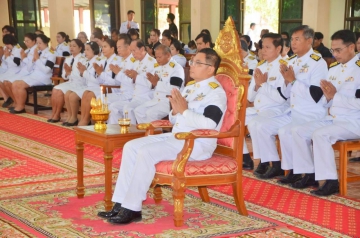 กปภ.สาขาครบุรี ร่วมพิธีบำเพ็ญกุศลครบ 100 วัน (สตมวาร) น้อมรำลึกในพระมหากรุณาธิคุณ พระบรมราชชนนีพันปีหลวง