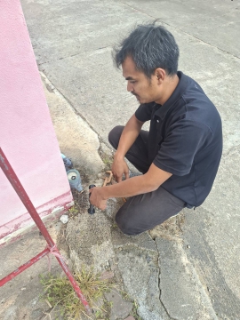 การประปาส่วนภูมิภาคสาขาอ่าวลึก ลงพื้นที่ตามโครงการ "ผู้ใช้น้ำมั่นใจ กปภ.เช็คชัวร์" โดยทำการตรวจสอบแรงดันน้ำ บริเ