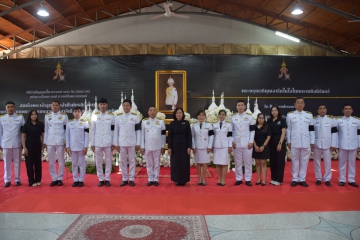 กปภ.สาขาระยอง ร่วมพิธีบำเพ็ญกุศลและทำบุญตักบาตร เนื่องในวาระครบ 100 วัน (สตมวาร)